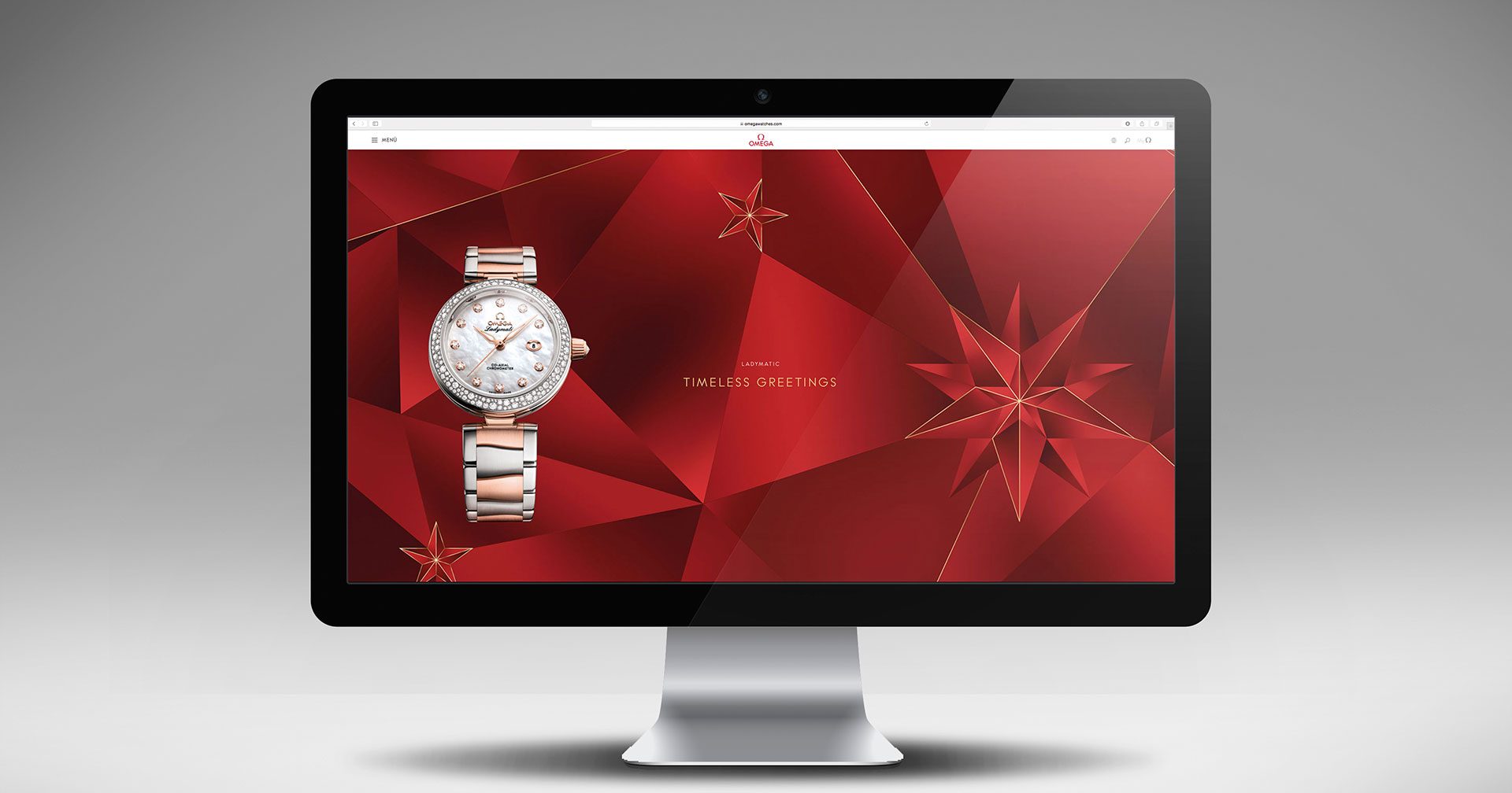 DFROST, Omega, Christmas Campaign, Website, Windowdisplay, Instore, Print
