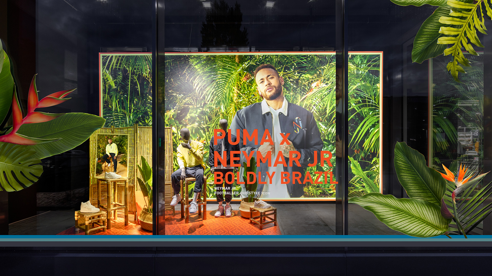 DFROST, Puma x Neymar, Window Campaign, Window, Design, Football, Neymar Collection, pos design